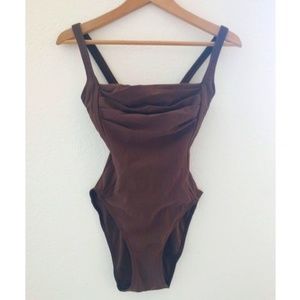 Calvin Klein chocolate one piece swimsuit 6